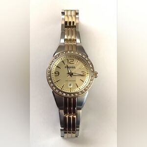 VTG Fossil Blue Womens Rear Vintage Watch